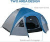 Tenda-da-Campeggio-2-Posti-con-Tasche-e-Gancio,-in-Poliestere-e-Fibra-di-Vetro,-3x2.50x1.30-m,-Blu-RS2A20-055RS2