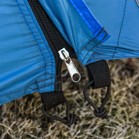 Tenda-da-Campeggio-2-Posti-con-Tasche-e-Gancio,-in-Poliestere-e-Fibra-di-Vetro,-3x2.50x1.30-m,-Blu-RS2A20-055RS2