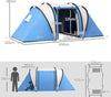 Tenda-da-Campeggio-2-Posti-Impermeabile-con-2-Stanze-Borsa-di-Trasporto,-220x450x180-cm,-Blu-EH7A20-387V00BUEH7