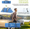 Tenda-da-Campeggio-2-Posti-Impermeabile-con-2-Stanze-Borsa-di-Trasporto,-220x450x180-cm,-Blu-EH7A20-387V00BUEH7