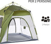 Tenda-da-Campeggio-2-Posti-Pop-Up-con-Porta-a-Cerniera-e-3-Finestre,-240x240x199cm,-Verde-EH6A20-054GNEH6