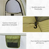 Tenda-da-Campeggio-2-Posti-Pop-Up-con-Porta-a-Cerniera-e-3-Finestre,-240x240x199cm,-Verde-EH6A20-054GNEH6