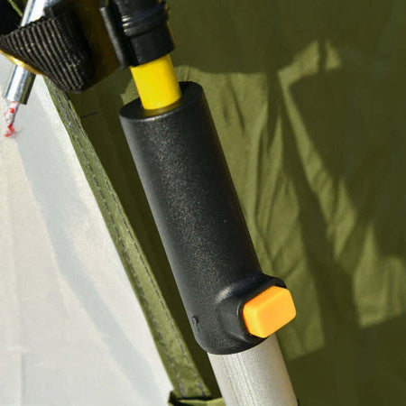 Tenda-da-Campeggio-2-Posti-Pop-Up-con-Porta-a-Cerniera-e-3-Finestre,-240x240x199cm,-Verde-EH6A20-054GNEH6