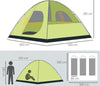 Tenda-da-Campeggio-3-Posti-a-Cupola,-Impermeabile-e-Anti-UV,-300x300x180-cm,-Giallo-e-Grigio-EB4A20-267EB4
