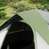 Tenda-da-Campeggio-3-Posti-con-Finestra-a-Rete,-in-Poliestere,-Fibra-di-Vetro-e-PE,-210x150x110-cm,-Grigio-e-Verde-RJ2A20-407V00GNRJ2