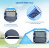 Tenda-da-Campeggio-4-Posti-con-2-Zone-Notte-e-Borsa-da-Trasporto,-430×240×170-cm,-Bianco-e-Azzurro-EL9A20-044EL9