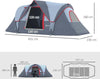 Tenda-da-Campeggio-4-Posti-Idrorepellente-con-Protezione-UV,-Pali-in-Fibra-di-Vetro,-4.55x2.3x1.8-m,-Grigia--EF1A20-132EF1
