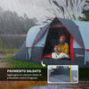 Tenda-da-Campeggio-4-Posti-Idrorepellente-con-Protezione-UV,-Pali-in-Fibra-di-Vetro,-4.55x2.3x1.8-m,-Grigia--EF1A20-132EF1