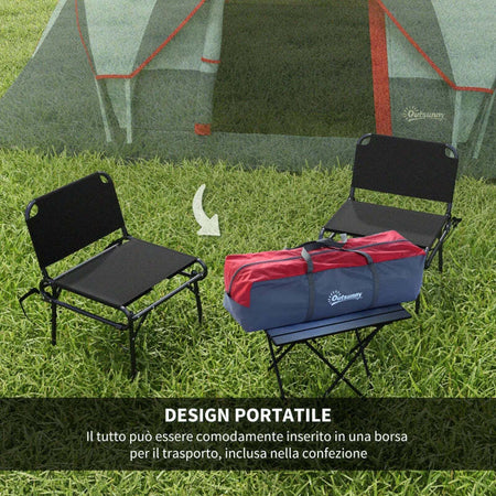 Tenda-da-Campeggio-4-Posti-Idrorepellente-con-Protezione-UV,-Pali-in-Fibra-di-Vetro,-4.55x2.3x1.8-m,-Grigia--EF1A20-132EF1