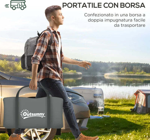 Tenda-da-Campeggio-4-Posti-Impermeabile-con-Zona-Notte-e-Zona-Giorno,-in-Poliestere,-460x300x200-cm,-Verde-WY5A20-398V00SDWY5
