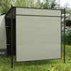 Tenda-da-Campeggio-4-Posti-Impermeabile-con-Zona-Notte-e-Zona-Giorno,-in-Poliestere,-460x300x200-cm,-Verde-WY5A20-398V00SDWY5