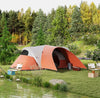 Tenda-da-Campeggio-5-6-Posti-con-Portico,-Impermeabile-3000mm-con-Borsa-di-Trasporto,-Arancione-WI6A20-396V00OGWI6
