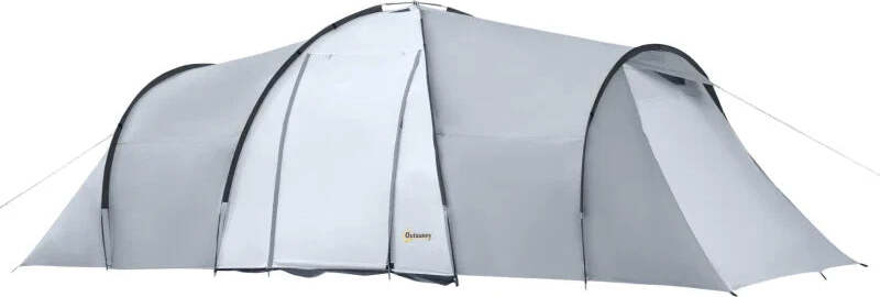 Tenda-da-Campeggio-5-Posti-con-2-Camere-Impermeabile-con-Baldacchino,-590x245x193-cm,-Grigio-WA1A20-287V00CGWA1
