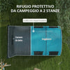 Tenda-da-Campeggio-5-Posti-Impermeabile-con-Zona-Notte-e-Giorno,-in-Poliestere,-480x260x200-cm,-Grigio-e-Blu-WP9A20-373V00GYWP9