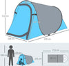 Tenda-da-Campeggio-a-Cupola-con-2-Finestre-e-Design-Pop-Up-a-Igloo,-220x108x110-cm,-Blu-TW3A20-170BUTW3