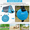Tenda-da-Campeggio-a-Cupola-con-2-Finestre-e-Design-Pop-Up-a-Igloo,-220x108x110-cm,-Blu-TW3A20-170BUTW3