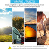 Tenda-da-Campeggio-a-Cupola-con-2-Finestre-e-Design-Pop-Up-a-Igloo,-220x108x110-cm,-Blu-TW3A20-170BUTW3