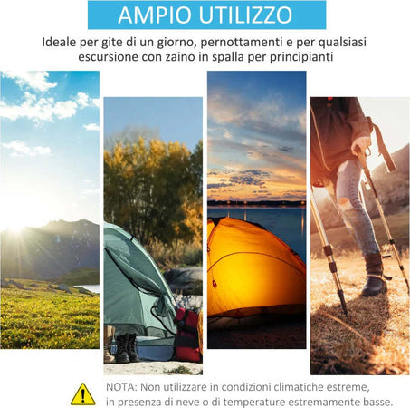 Tenda-da-Campeggio-a-Cupola-con-2-Finestre-e-Design-Pop-Up-a-Igloo,-220x108x110-cm,-Blu-TW3A20-170BUTW3
