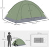 Tenda-da-Campeggio-a-Igloo-con-Porta-a-Cerniera,-Zanzariera-e-Finestre-a-Rete,-206x152x110-cm,-Verde-IW8A20-260DGIW8