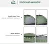 Tenda-da-Campeggio-a-Igloo-con-Porta-a-Cerniera,-Zanzariera-e-Finestre-a-Rete,-206x152x110-cm,-Verde-IW8A20-260DGIW8