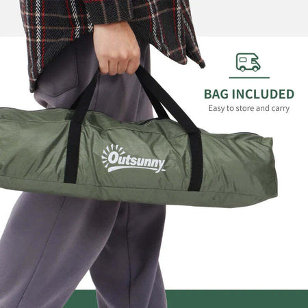 Tenda-da-Campeggio-a-Igloo-con-Porta-a-Cerniera,-Zanzariera-e-Finestre-a-Rete,-206x152x110-cm,-Verde-IW8A20-260DGIW8