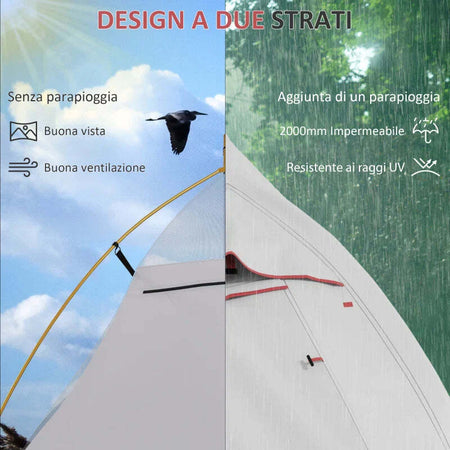 Tenda-da-Campeggio-con-Borsa-da-Trasporto,-in-Poliestere-e-Alluminio,-300x135x110-cm,-Grigio-Chiaro-RJ4A20-424V00LGRJ4
