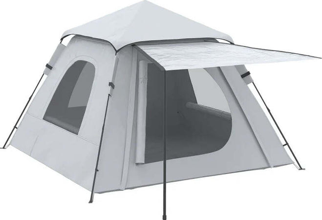 Tenda-da-campeggio-da-2-3-persone-con-Veranda,-210x210x150cm,-grigia-e-bianca-RH1A20-288V00SRRH1