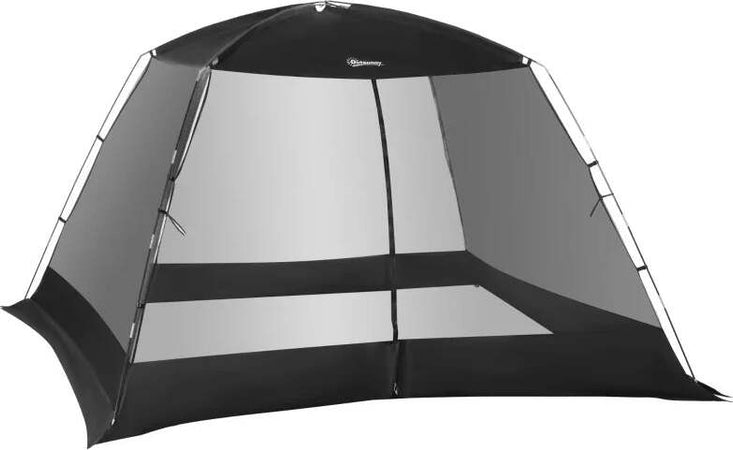 Tenda-da-Campeggio-e-Spiaggia-a-Rete-Anti-UV-per-4-Persone-con-Borsa-di-Trasporto,-3x3-m-Nero-IQ9A20-221IQ9