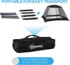 Tenda-da-Campeggio-e-Spiaggia-a-Rete-Anti-UV-per-4-Persone-con-Borsa-di-Trasporto,-3x3-m-Nero-IQ9A20-221IQ9