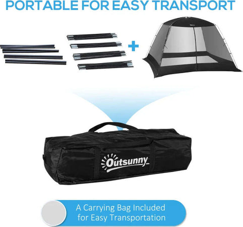 Tenda-da-Campeggio-e-Spiaggia-a-Rete-Anti-UV-per-4-Persone-con-Borsa-di-Trasporto,-3x3-m-Nero-IQ9A20-221IQ9