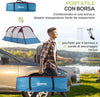 Tenda-da-Campeggio-Impermeabile-con-2-Aree-e-3-Ingressi,-in-Poliestere-e-Fibra-di-Vetro,-420x200x150-cm,-Rosso-ES2A20-425V00RDES2