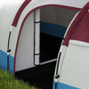 Tenda-da-Campeggio-Impermeabile-con-2-Aree-e-3-Ingressi,-in-Poliestere-e-Fibra-di-Vetro,-420x200x150-cm,-Rosso-ES2A20-425V00RDES2