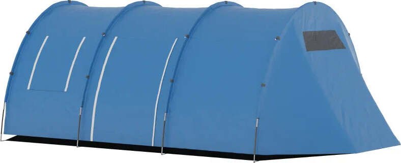 Tenda-da-Campeggio-per-5-6-Persone-con-2-Porte,-Finestre-e-Tasche-Portaoggetti,-475x315x215-cm,-Blu-WY4A20-304V00BUWY4