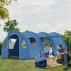 Tenda-da-Campeggio-per-5-6-Persone-con-2-Porte,-Finestre-e-Tasche-Portaoggetti,-475x315x215-cm,-Blu-WY4A20-304V00BUWY4