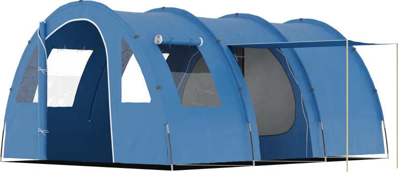 Tenda-da-Campeggio-per-5-6-Persone-con-2-Porte,-Finestre-e-Tasche-Portaoggetti,-475x315x215-cm,-Blu-WY4A20-304V00BUWY4