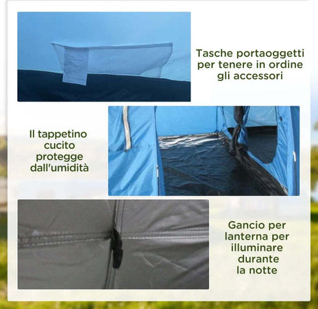 Tenda-da-Campeggio-per-5-6-Persone-con-2-Porte,-Finestre-e-Tasche-Portaoggetti,-475x315x215-cm,-Blu-WY4A20-304V00BUWY4