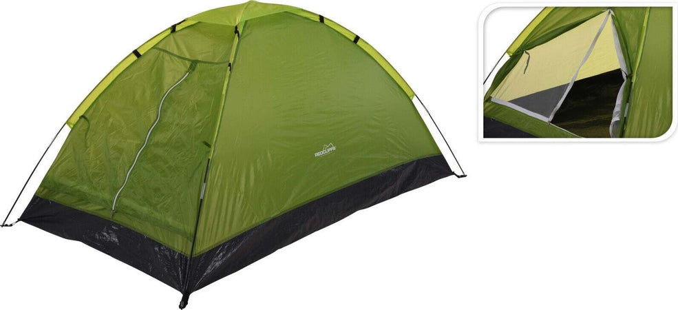 Tenda da campeggio per escursioni 2 posti impermeabile con zanzariera