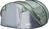 Tenda-da-Campeggio-Pop-Up-2-Posti-con-2-Porte,-4-Finestre-e-Telo-Impermeabile,-263.5x220x123-cm,-Verde-Scuro-EC3A20-169EC3