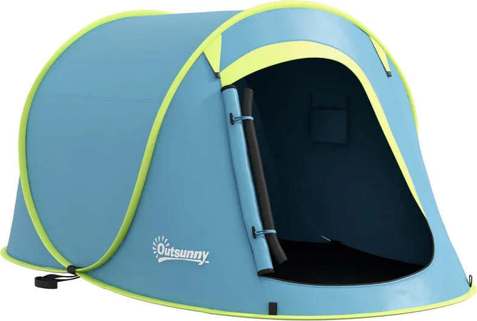Tenda-da-Campeggio-Pop-Up-Impermeabile-con-Accessori-e-Borsa-di-Trasporto,-245x148x105-cm,-Blu-RK5A20-404V00NURK5