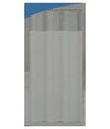 Tenda Da Doccia Vasca Bagno Peva Con 12 Ganci 180x200cm Trasparente Bianco 69491