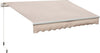 Tenda-da-Sole-2x3-m-a-Bracci,-Regolabile-5°-35°-in-Alluminio-e-Poliestere,-Bianco-Crema-RT9840-239V01CWRT9