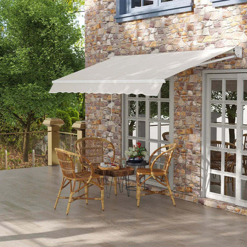Tenda-da-Sole-2x3-m-a-Bracci,-Regolabile-5°-35°-in-Alluminio-e-Poliestere,-Bianco-Crema-RT9840-239V01CWRT9
