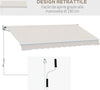 Tenda-da-Sole-2x3-m-a-Bracci,-Regolabile-5°-35°-in-Alluminio-e-Poliestere,-Bianco-Crema-RT9840-239V01CWRT9