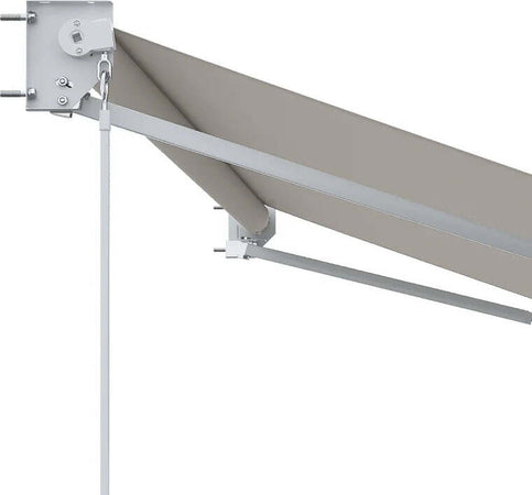 Tenda-da-Sole-2x3-m-a-Bracci,-Regolabile-5°-35°-in-Alluminio-e-Poliestere,-Bianco-Crema-RT9840-239V01CWRT9