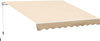Tenda-da-Sole-4x2.5-m-Avvolgibile-a-Manovella-con-Copertura-Impermeabile,-in-Metallo-e-Alluminio,-Beige-TR6840-151CWTR6