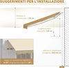 Tenda-da-Sole-4x2.5-m-Avvolgibile-a-Manovella-con-Copertura-Impermeabile,-in-Metallo-e-Alluminio,-Beige-TR6840-151CWTR6