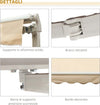 Tenda-da-Sole-4x2.5-m-Avvolgibile-a-Manovella-con-Copertura-Impermeabile,-in-Metallo-e-Alluminio,-Beige-TR6840-151CWTR6