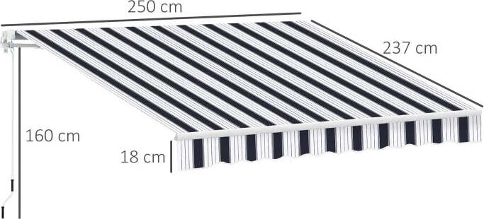 Tenda-da-Sole-a-Bracci-2.5x2m-Avvolgibile-Manuale-in-Alluminio-e-Poliestere-Blu-e-Bianco-SD9100110-005BWSD9