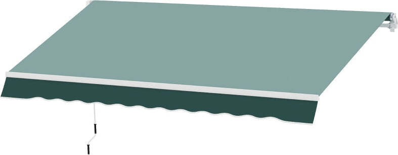 Tenda-da-Sole-a-Bracci-2.5x2m-Avvolgibile-Manuale-in-Alluminio-e-Poliestere-Verde-FR6100110-005GFR6