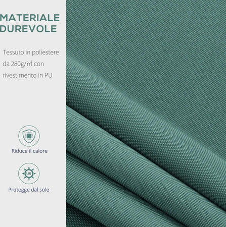Tenda-da-Sole-a-Bracci-2.5x2m-Avvolgibile-Manuale-in-Alluminio-e-Poliestere-Verde-FR6100110-005GFR6